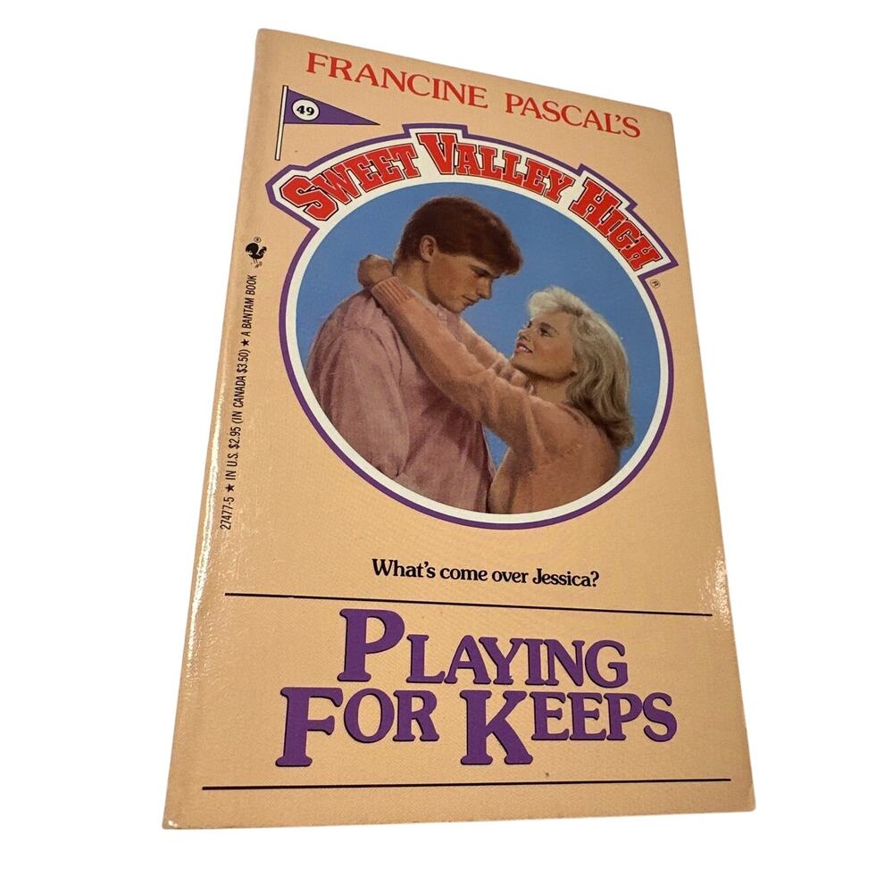 Sweet Valley High 1ST Edition First Print Book #49 Playing For Keeps VTG 1980's